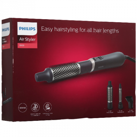 Фен-щетка Philips 3000 (BHA301/00) черный