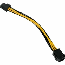 Cable 8m - 6f Cablexpert CC-PSU-68-20CM 0.20м черный