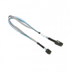Кабель Mini SAS HD to Mini Sas HD Supermicro CBL-SAST-0508-02 0.5м голубой