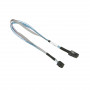 Кабель Mini SAS HD to Mini Sas HD Supermicro CBL-SAST-0508-02 0.5м голубой