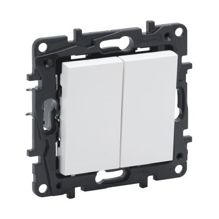 Выключатель Legrand Niloe Step 863108 2 клавишный белый