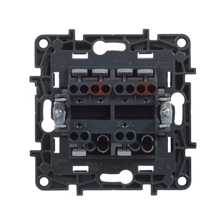 Выключатель Legrand Niloe Step 863508 2х клавишный черный