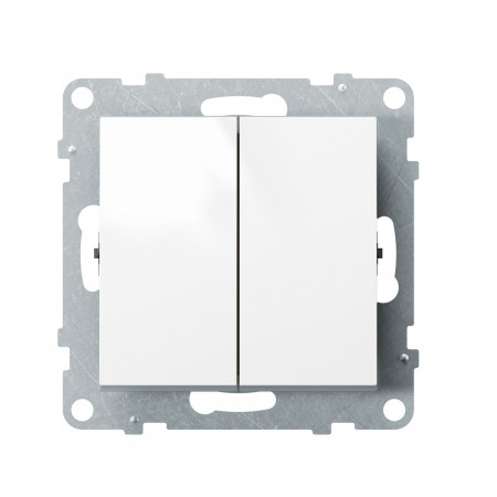 Выключатель Legrand Suno 721108 2 клавишный белый