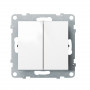 Выключатель Legrand Suno 721108 2 клавишный белый