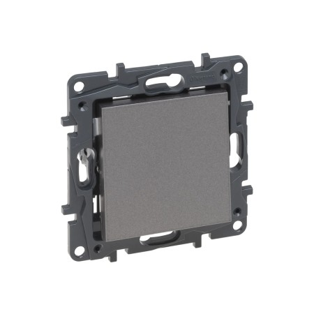 Выключатель Legrand Niloe Step 863406 1 клавишный сталь