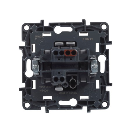 Выключатель Legrand Niloe Step 863506 1 клавишный черный