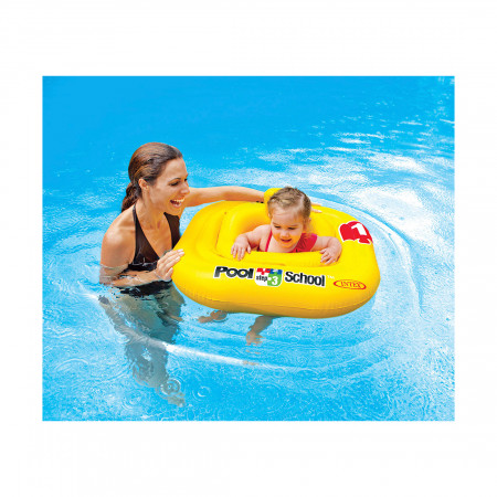 Круг Intex Pool School Deluxe 56587EU желтый