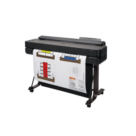 Плоттер HP DJ T650 36-in (5HB10A) черный