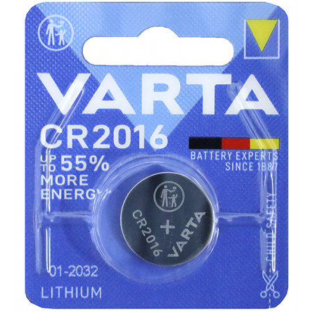 Батарейка Varta CR2016 плоская [CR2016] 1шт серебристый