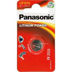 Батарейка PANASONIC CR-1616/1B дисковая [CR-1616/1B] (CR-1616EL/1B) 1шт серебристый