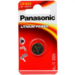 Батарейка PANASONIC CR-1632/1B дисковая [CR-1632/1B] (CR-1632EL/1B) 1шт серебристый