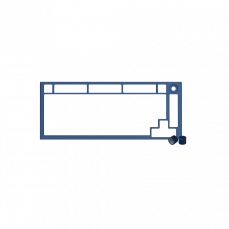 Верхняя панель Glorious GMMK Pro Top Frame (GLO-ACC-P75-TF-NB) синий