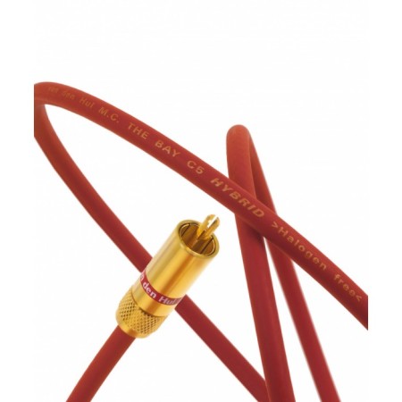 Кабель для аудио RCA - RCA Van den Hul The Bay C5 Hybrid 0.8 м красный