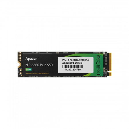 512 ГБ SSD диск Apacer AS2280P4 (AP512GAS2280P4) черный