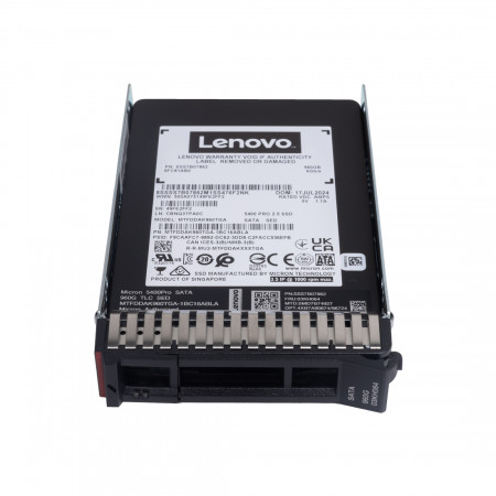 960 ГБ SSD диск Lenovo ThinkSystem 2.5" Multi Vendor (в2) серый