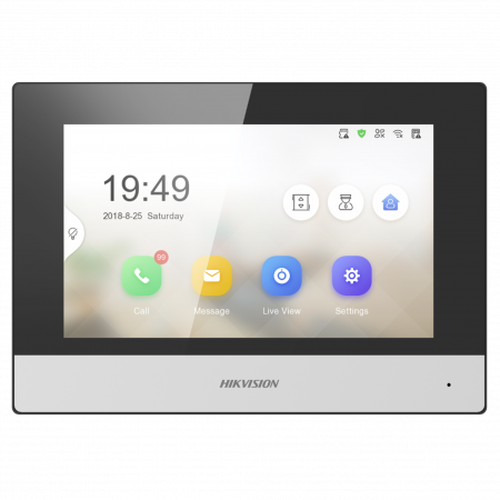 7" Монитор видеодомофона Hikvision DS-KH6320-WTE1 черный