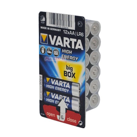 Батарейка Varta LR6/MN1500 AA [LR6/MN1500] (4906-2) 12 шт серебристый/синий