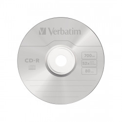 CD-диск Verbatim 43343 CD-R 700 МБ 52x 50шт серый
