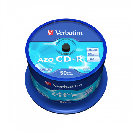 CD-диск Verbatim 43343 CD-R 700 МБ 52x 50шт серый