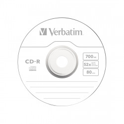 CD-диск Verbatim 43351 CD-R, 0.7 ГБ, Cake Box, 52x, 50 шт синий
