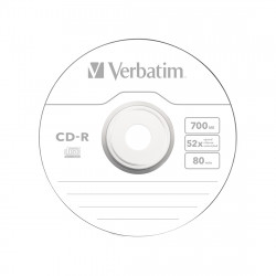 CD-диск Verbatim 43437 CD-R, 0.7 ГБ, Cake Box, 52x, 10 шт синий