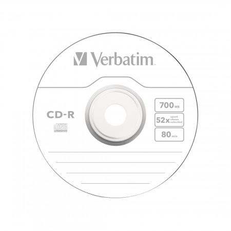 CD-диск Verbatim 43437 CD-R, 0.7 ГБ, Cake Box, 52x, 10 шт синий