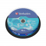 CD-диск Verbatim 43437 CD-R, 0.7 ГБ, Cake Box, 52x, 10 шт синий