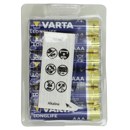 Батарейки Varta LR03/MN2400 AAA (LR03/MN2400) [4103-2] 12шт золотистый