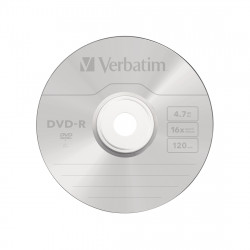 DVD-диск Verbatim 43523 DVD-R, 4.7 ГБ, 16х, 10 шт серый