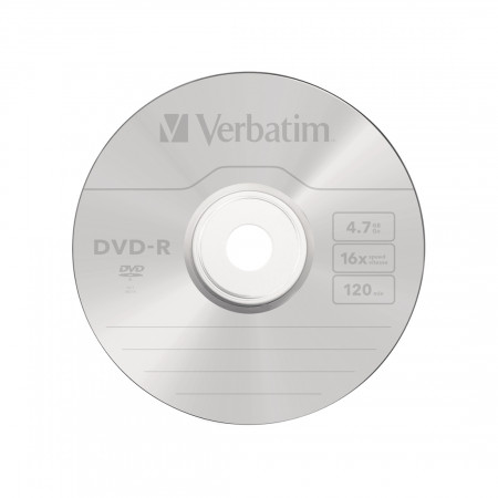 DVD-диск Verbatim 43523 DVD-R, 4.7 ГБ, 16х, 10 шт серый
