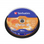 DVD-диск Verbatim 43523 DVD-R, 4.7 ГБ, 16х, 10 шт серый