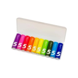 Батарейки Xiaomi BHR5393GL AA [LR6] 10шт радужный