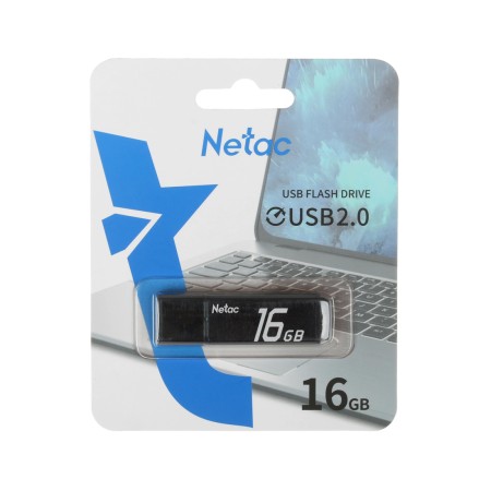 16 ГБ USB Флеш-накопитель Netac U351 (NT03U351N-016G-20BK) черный