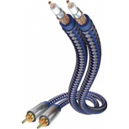 Кабель inakustik 2RCA-2RCA Premium Audio Stereo 1.5 м (4001985507795)