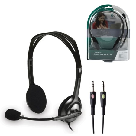 Наушники Logitech H110 (981-000271) серый