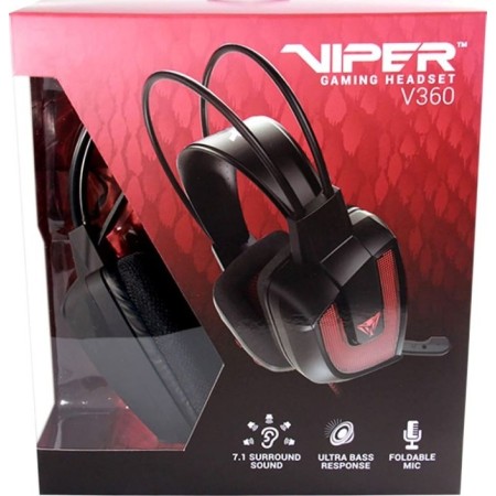 Наушники Patriot Viper V360 (PV3607UMLK) черный