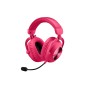 Наушники Logitech PRO X 2 LIGHTSPEED Magenta (981-001275) розовый