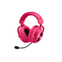 Наушники Logitech PRO X 2 LIGHTSPEED Magenta (981-001275) розовый