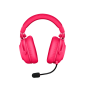Наушники Logitech PRO X 2 LIGHTSPEED Magenta (981-001275) розовый