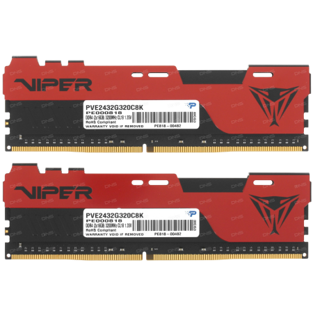Оперативная память Patriot Viper Elite II (PVE2432G320C8K) 32 Гб черный