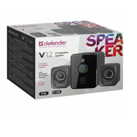 Компактная акустика Defender V12 (65212) Черный