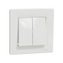 Выключатель Schneider Electric Asfora EPH0600121 2 клавишный белый