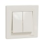 Выключатель Schneider Electric Asfora EPH0600123 2х клавишный кремовый