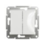 Выключатель Schneider Electric Asfora EPH0670121 2х клавишный белый