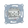Выключатель Schneider Electric Merten MTN3126-0000 2х клавишный белый