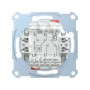 Выключатель Schneider Electric Merten MTN3126-0000 2х клавишный белый