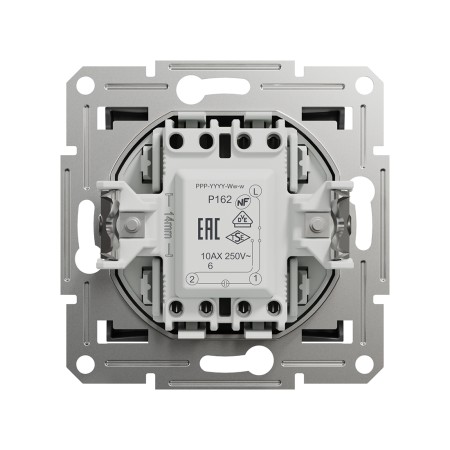 Выключатель Schneider Electric Asfora EPH1500171 1 клавишный антрацит