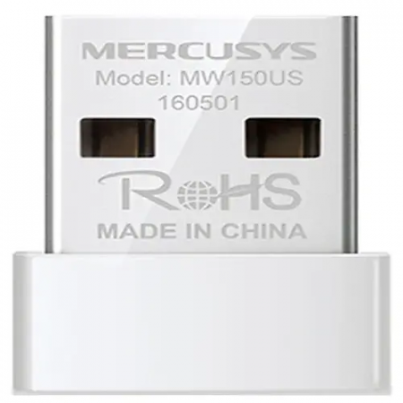 Wi-Fi адаптер беспроводной Mercusys MW150US (MW150US(EU)) белый