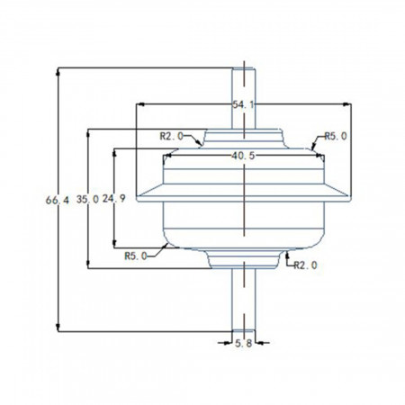 Ограничители перенапряжения переменного тока Deluxe YH1.5W-0.5/2.6, 400 В красный