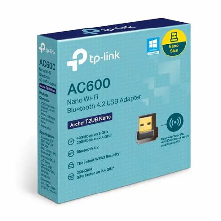 Wi-Fi адаптер Tp-Link Archer T2UB Nano (Archer T2UB Nano(EU)) черный